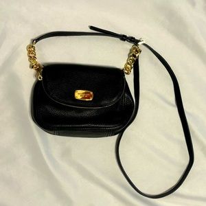 Michael Kors Mini Leather Purse in Black